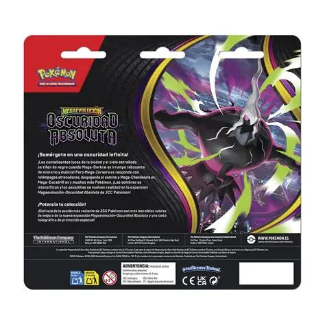 Pokémon TCG: Oscuridad Absoluta | Blíster 3 Packs (Español)
