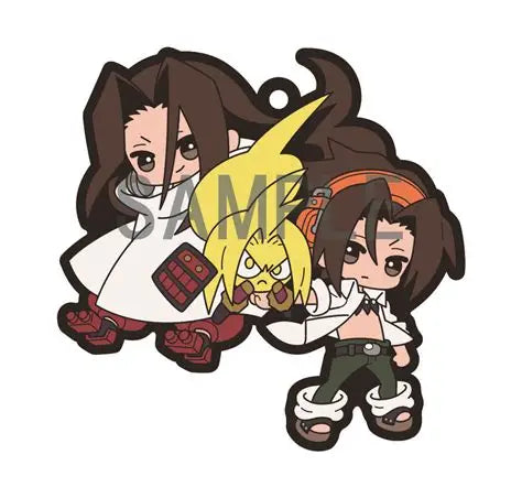 Accesorio de colgante llavero megahouse rubber mascot shaman king set