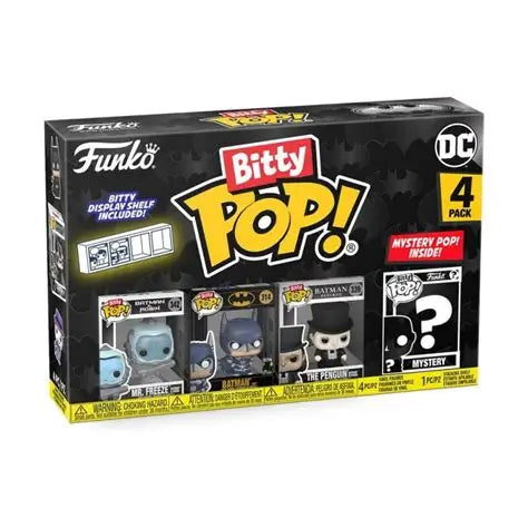 Batman 85th Anniversary Pack de 4 Figuras Bitty POP Vinyl Freeze 2.5cm