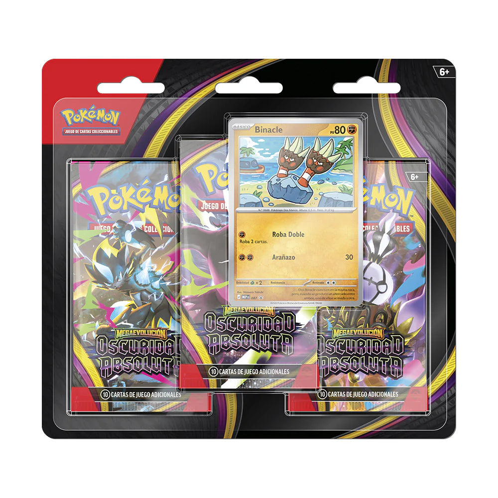 Pokémon TCG: Oscuridad Absoluta | Blíster 3 Packs (Español). Frikytopia