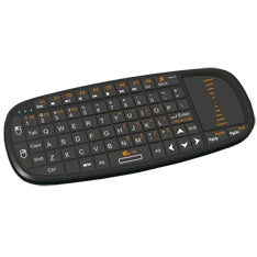 Mini teclado bluetooth con touchpad y puntero láser Frikytopia