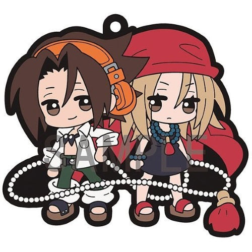 Accesorio de colgante llavero megahouse rubber mascot shaman king set