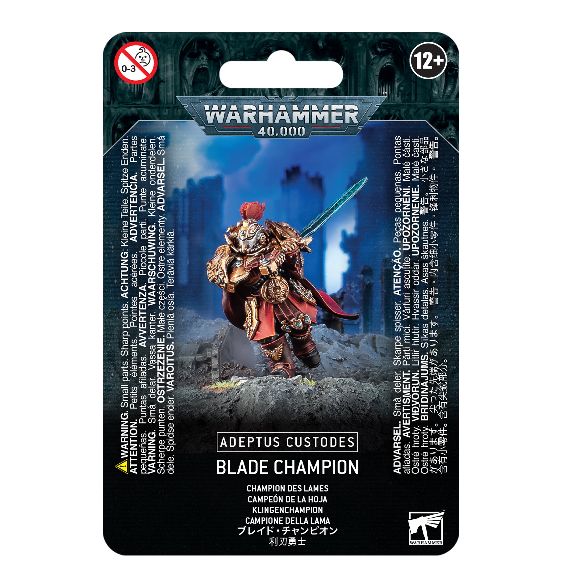 ADEPTUS CUSTODES: CAMPEÓN DE LA HOJA Frikytopia