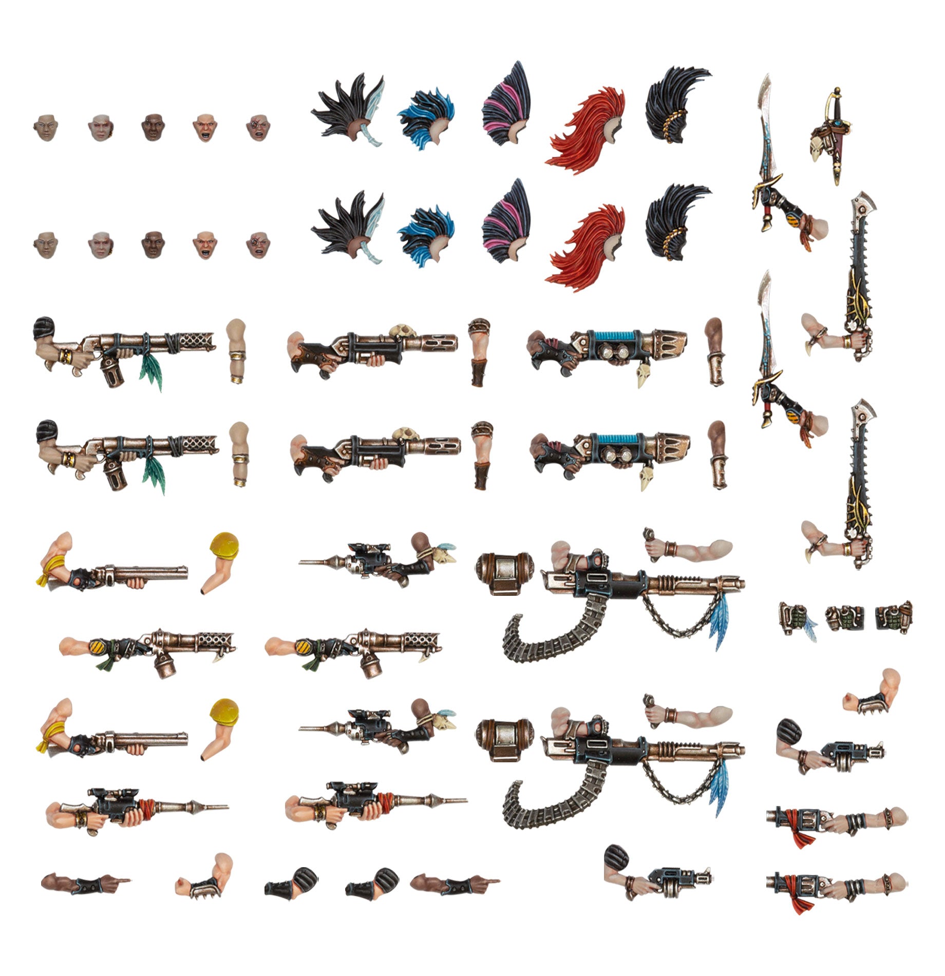 NECROMUNDA: ESCHER WEAPONS & UPGRADES Frikytopia