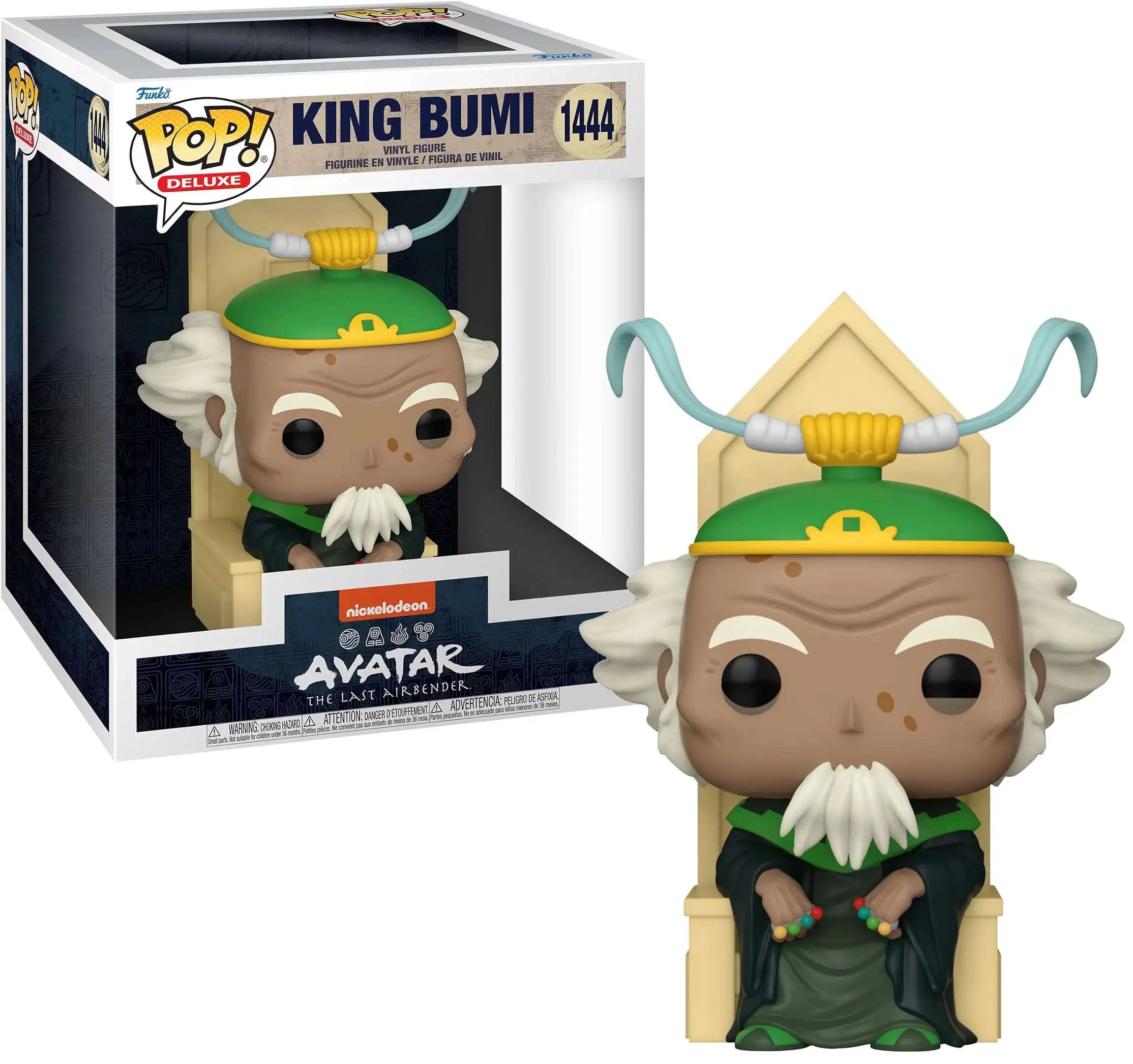 Avatar: la leyenda de Aang Figura POP! Deluxe Vinyl King Bumi 9 cm
