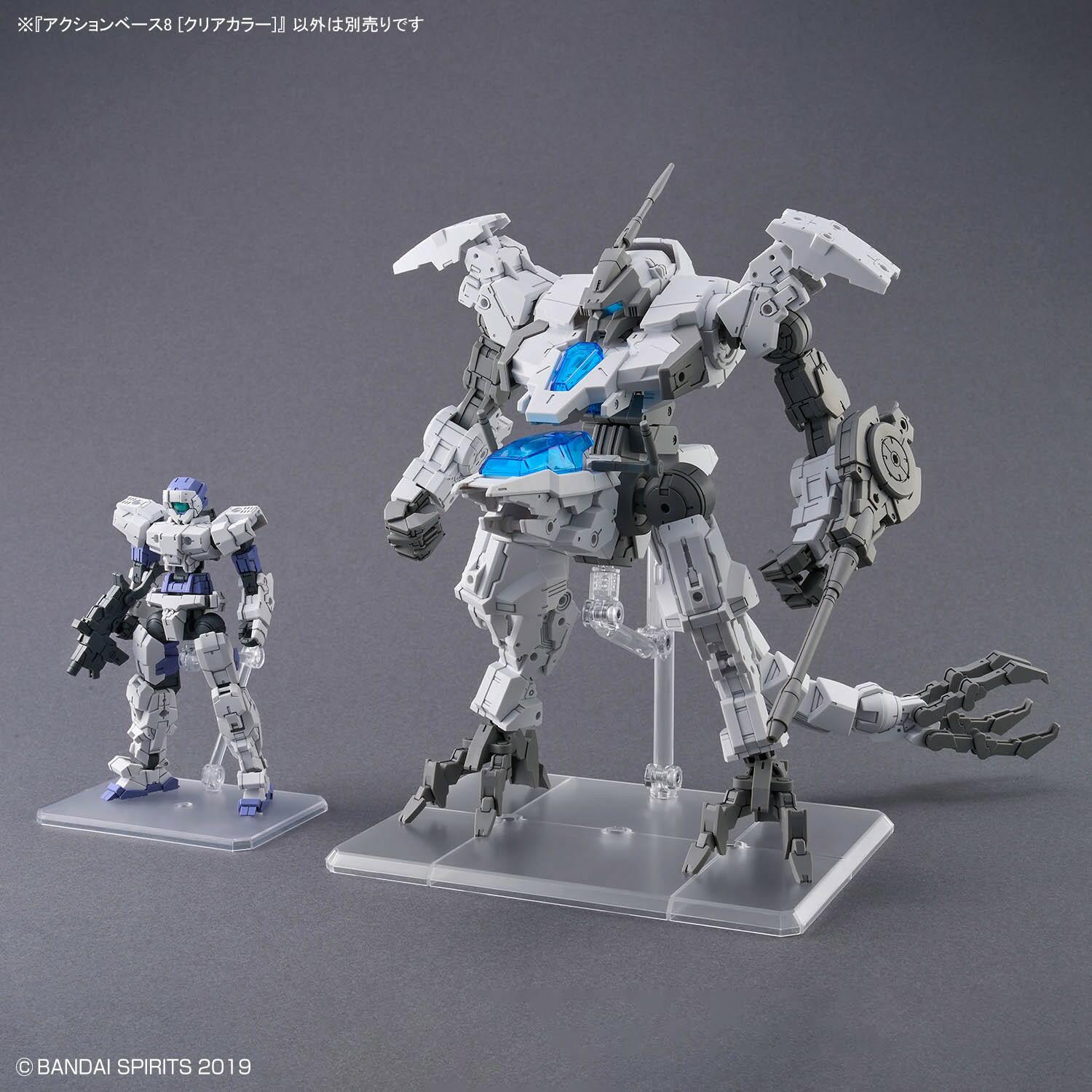 Action base 8 transparente