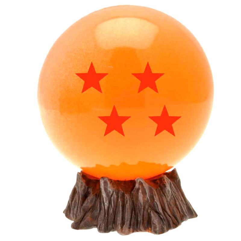 Figura hucha plastoy dragon ball bola de dragon 4 estrellas