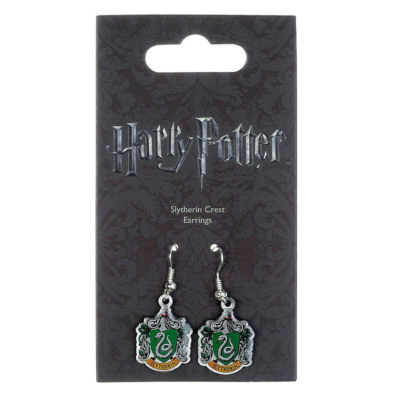 Pendientes Slytherin Crest Harry Potter