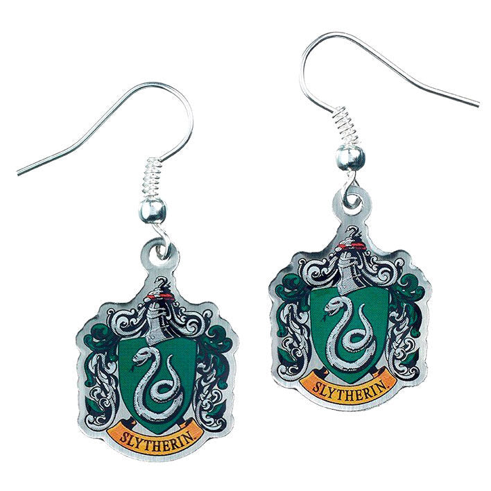 Pendientes Slytherin Crest Harry Potter Frikytopia