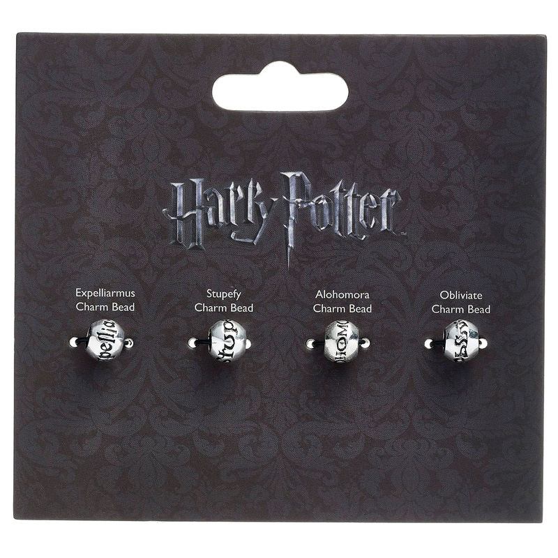 Set 4 abalorios hechizo Harry Potter surtido Frikytopia