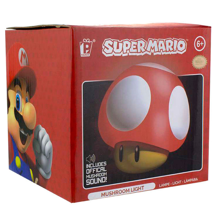 Lampara paladone super mario seta luz y sonido