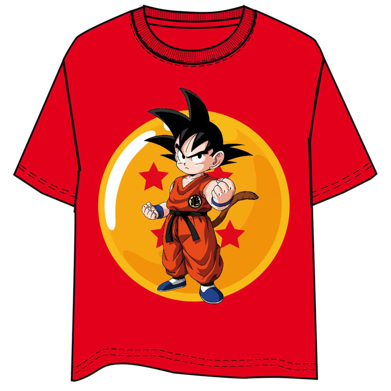 Camiseta Son Goku Dragon Ball adulto Frikytopia