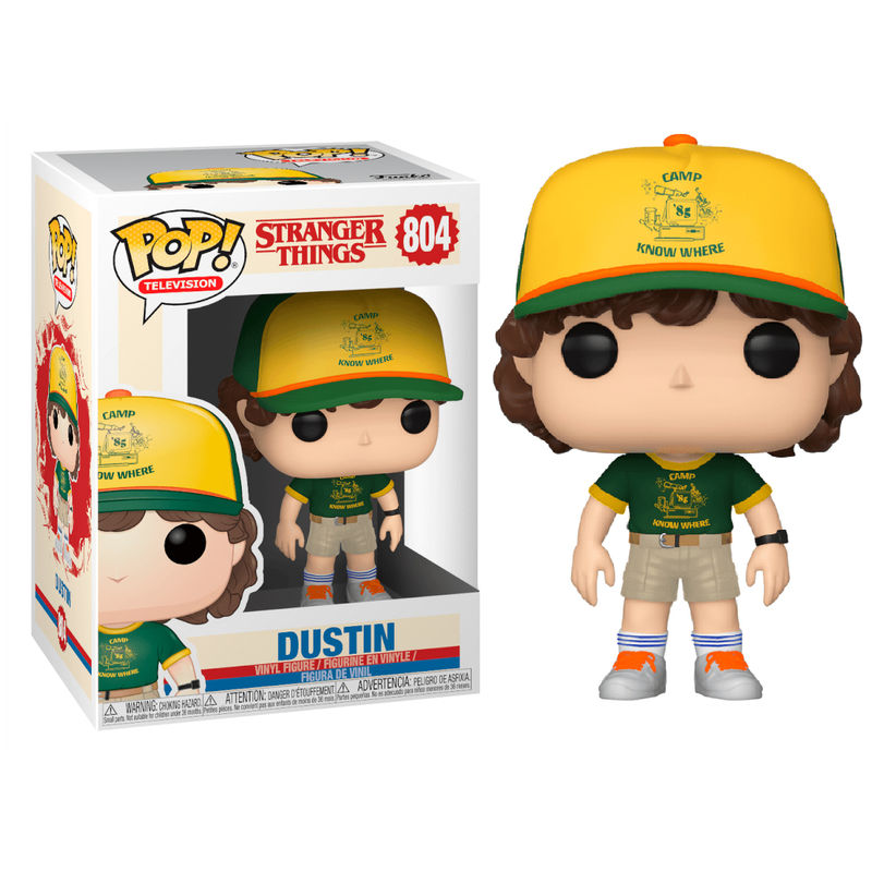 Funko pop stranger things dustin en el campamento