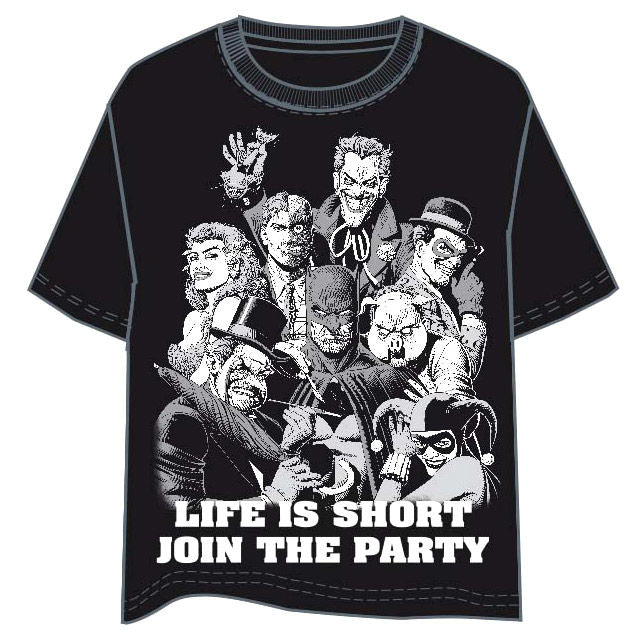 Camiseta Party Batman DC Comics adulto Frikytopia
