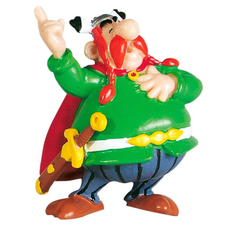 Astérix el Galo Minifigura Abraracourcix el jefe 6 cm
