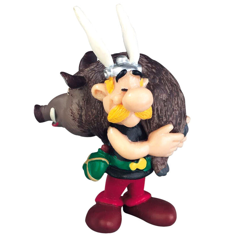 Asterix el Galo Minifigura Asterix con jabali 6 cm