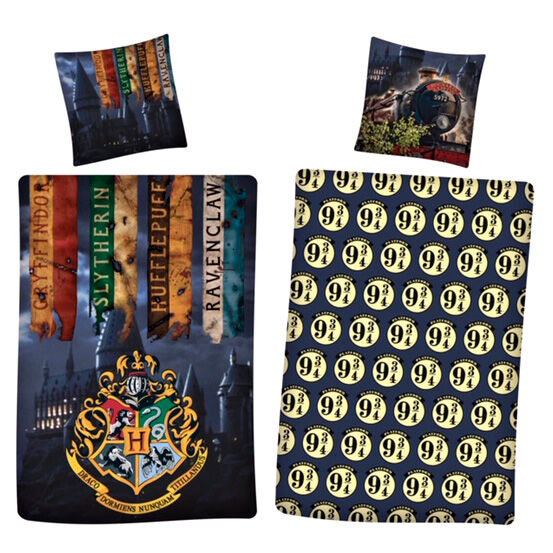 Funda nordica Harry Potter reversible cama 90cm Frikytopia