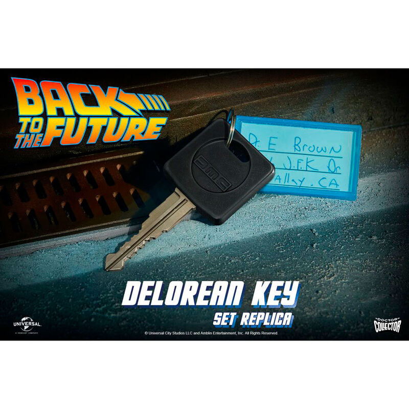 BTTF DELOREAN KEY SET Réplica