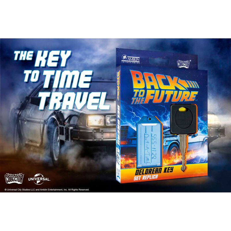 BTTF DELOREAN KEY SET Réplica