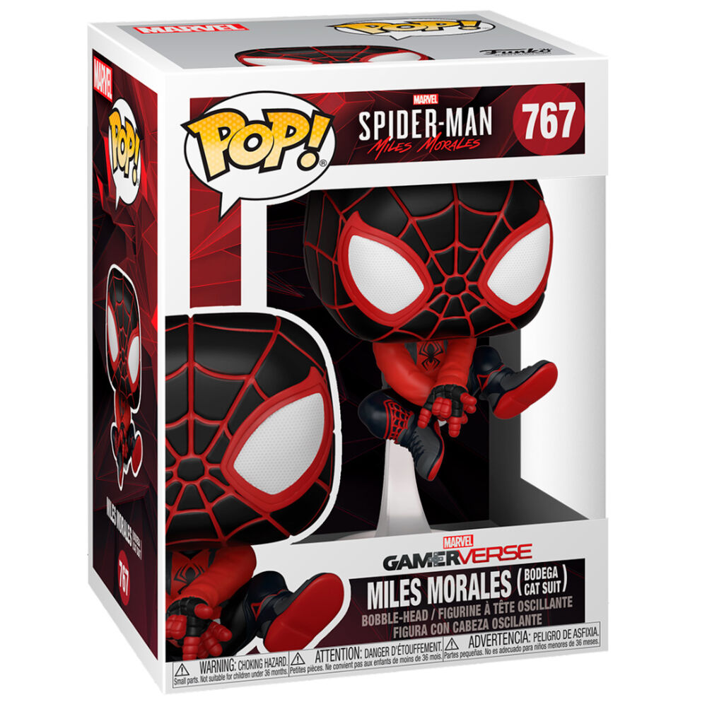 Marvel's Spider-Man POP! Games Vinyl Figura Miles Morales Bodega Suit 9 cm