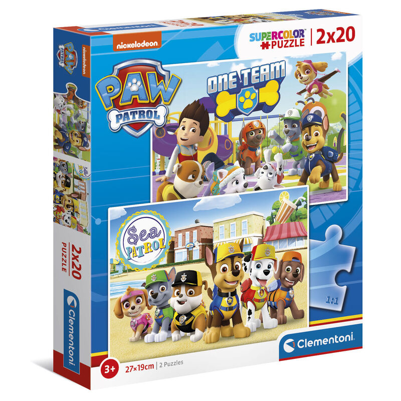 Puzzle Patrulla Canina Paw Patrol 2x20pzs Frikytopia