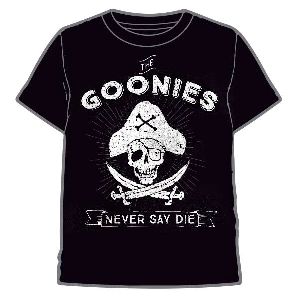 Camiseta Never Say Die The Goonies adulto Frikytopia
