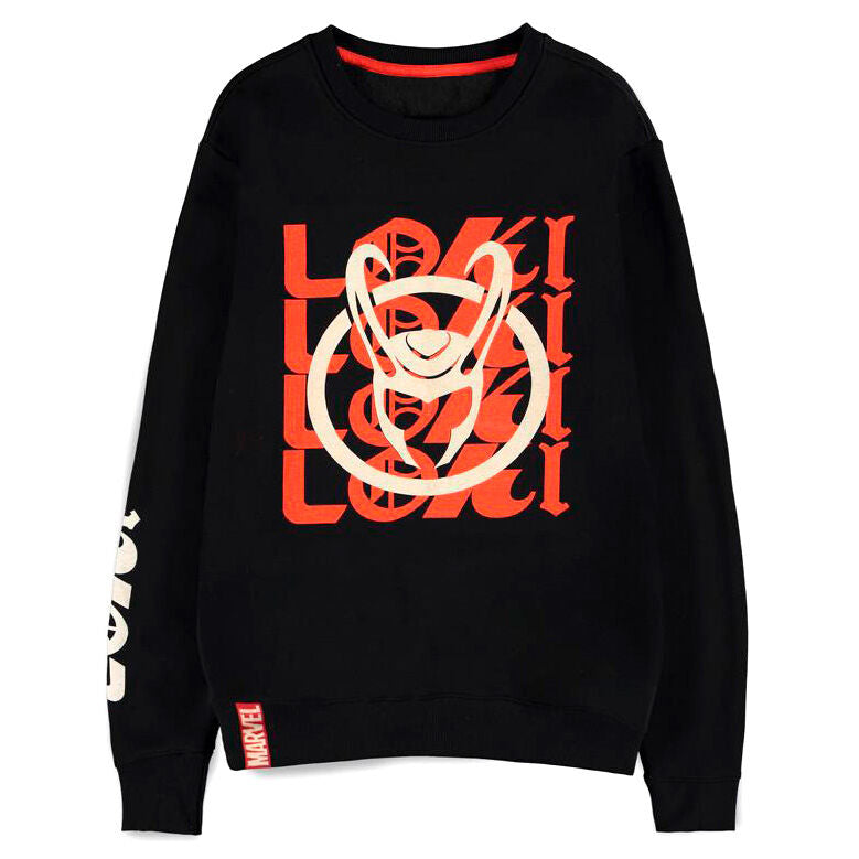 Sudadera Logo Text Loki Marvel Frikytopia