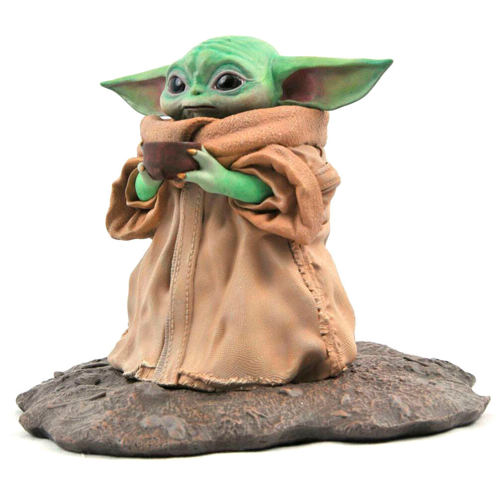 Figura diamond collection star wars the mandalorian the child con sopa resina 20 cm milestones 1 - 2 scale