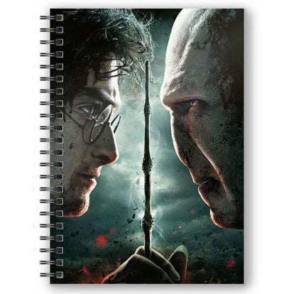 Libreta efecto 3d sd toys harry potter harry vs voldemort