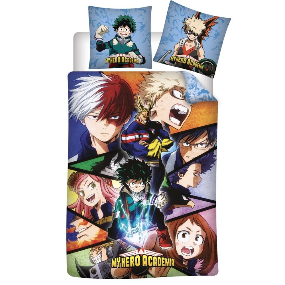 Funda nordica My Hero Academia cama 90cm microfibra Frikytopia