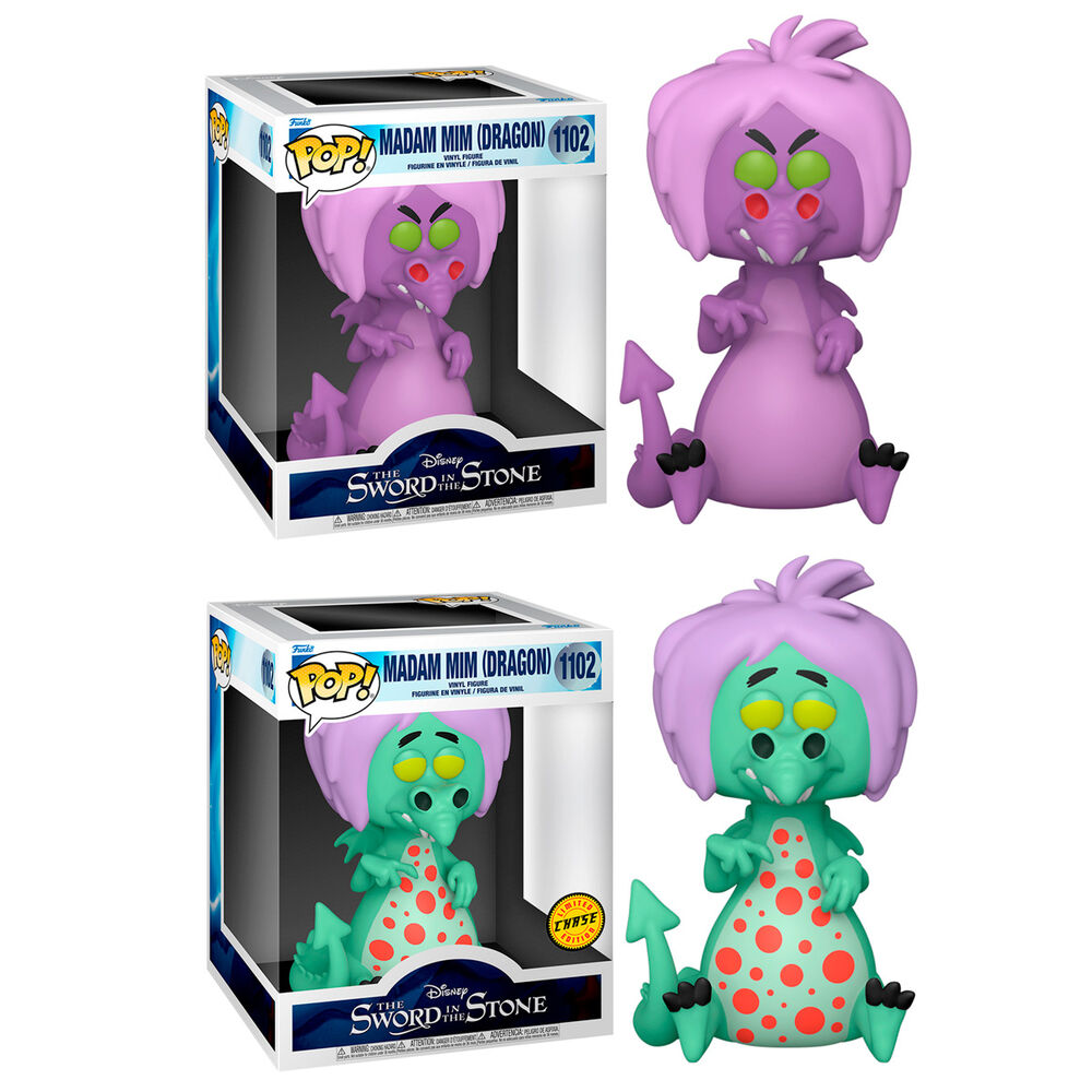 Figura POP Disney Merlin El Encantador Mim as Dragon 15cm
