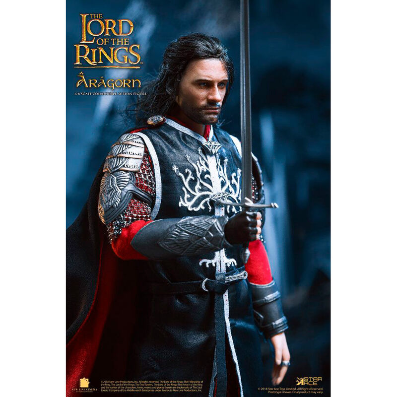 Figura Real Master Aragorn El Señor de los Anillos 23cm Frikytopia