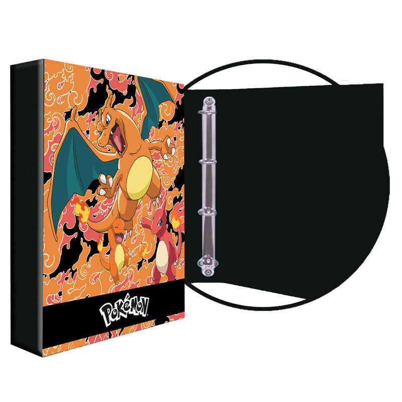 Carpeta A4 anillas Charmander Evolution Pokemon Frikytopia