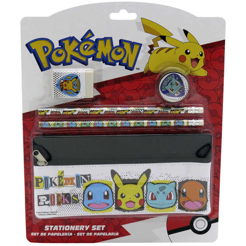 Set papeleria Pokemon Frikytopia