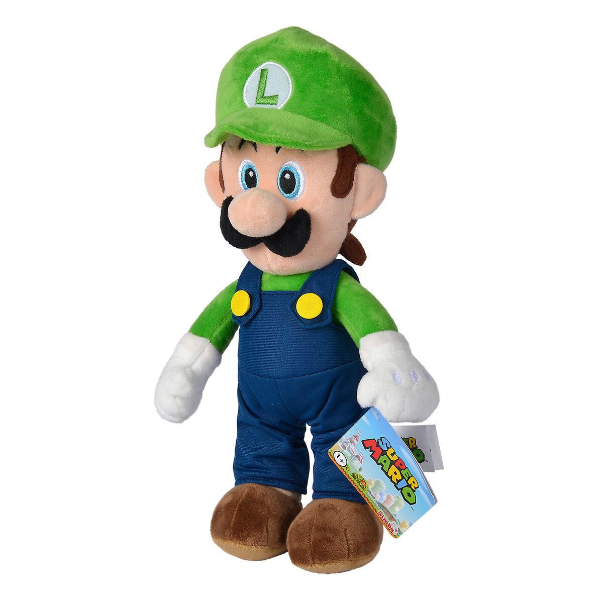 Peluche Luigi Super Mario Bros 30 cm