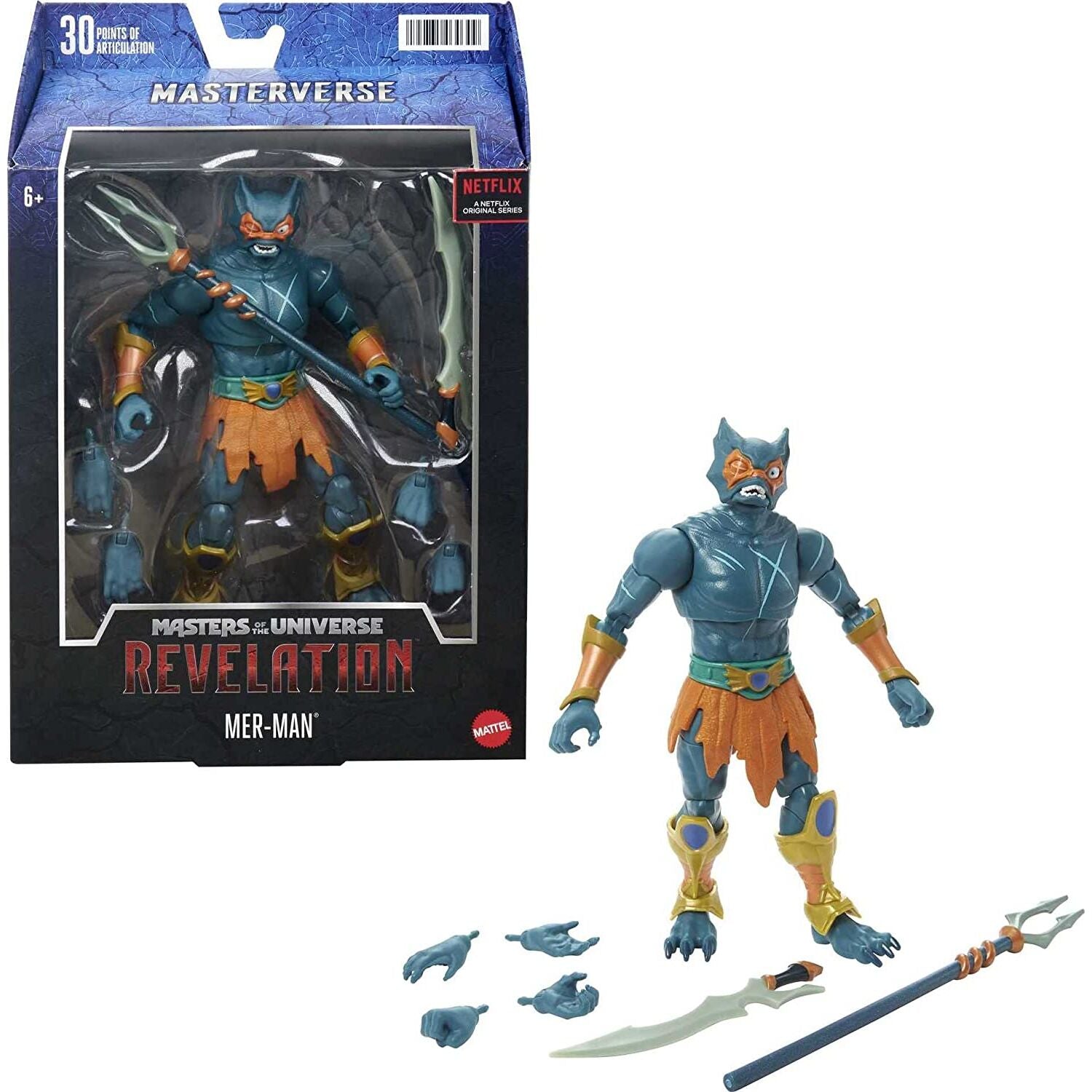 Figura Mattel Masters of the Universe Masterverse Mer-Man