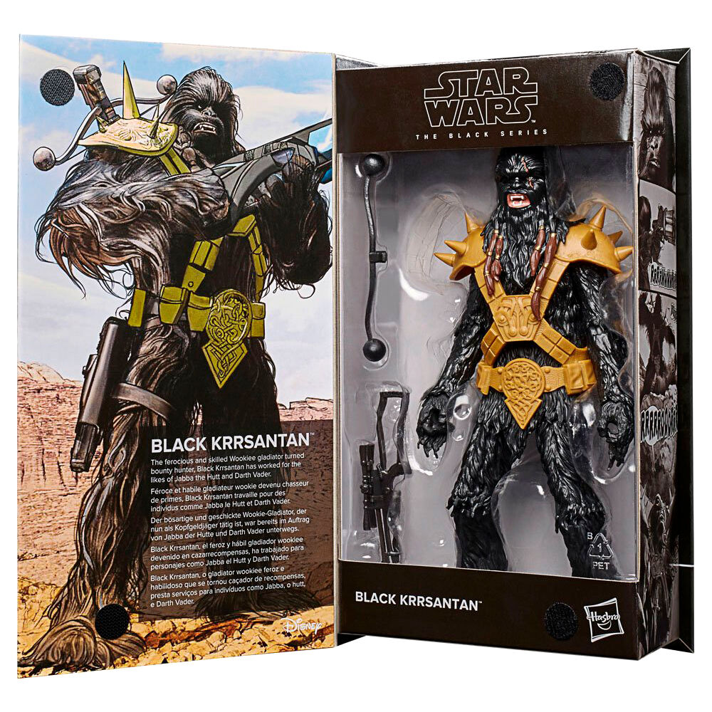 Figura hasbro black krrsantan star wars black series