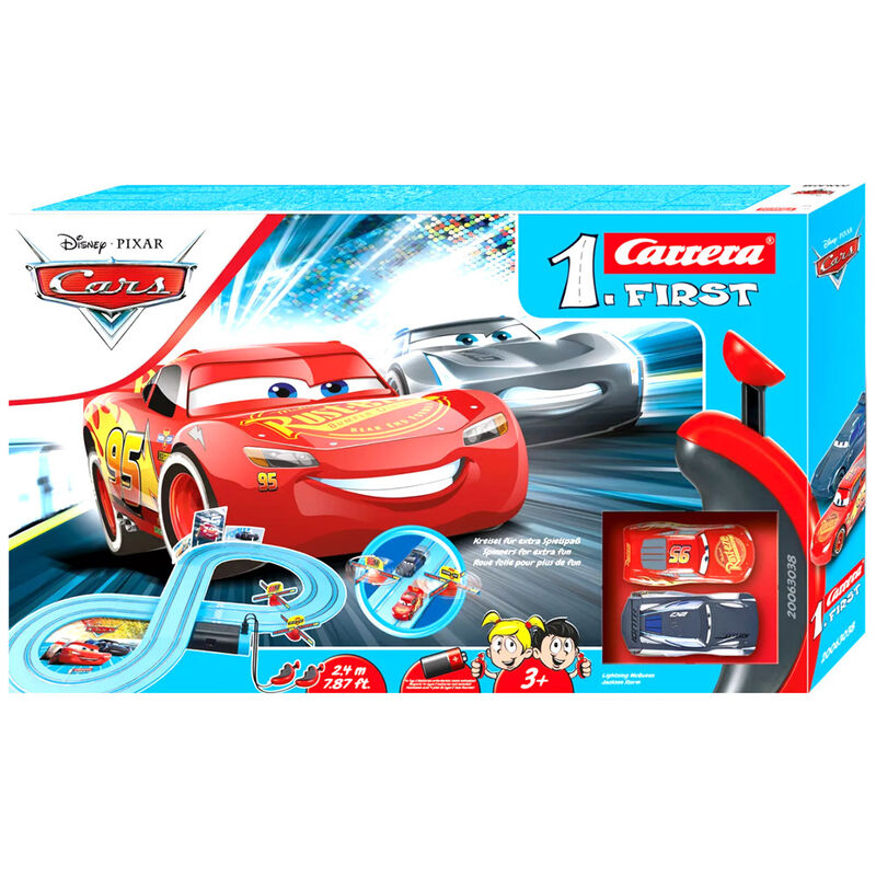 Circuito carreras Rayo & Storm Cars Disney Pixar Frikytopia