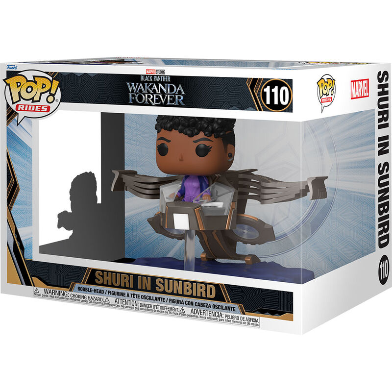 Funko POP Super Deluxe Marvel Black Panther Wakanda Forever Shuri in Ship