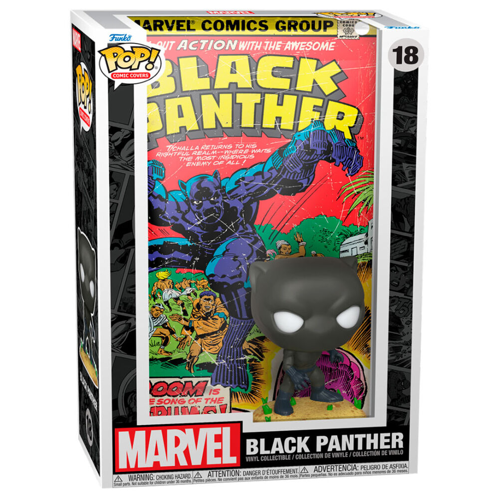 Marvel POP! Comic Cover Vinyl Figura Black Panther 9 cm