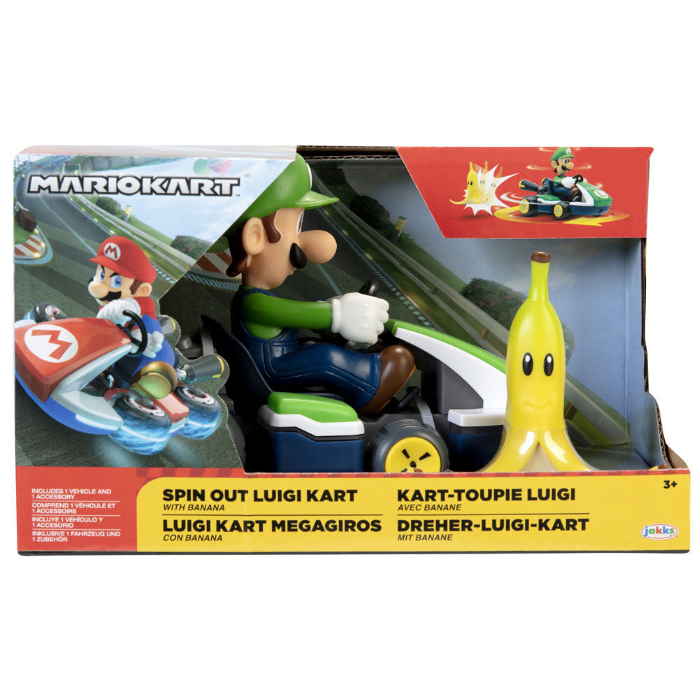 Figura Luigi Kart megagiros Mario Kart 6,5cm Frikytopia