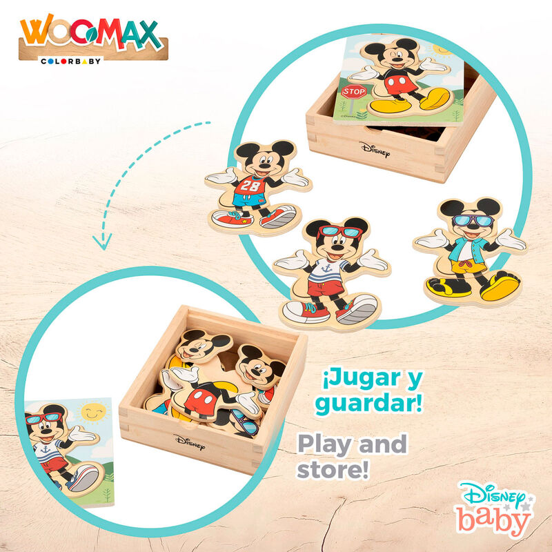 Puzzle madera Mickey Disney