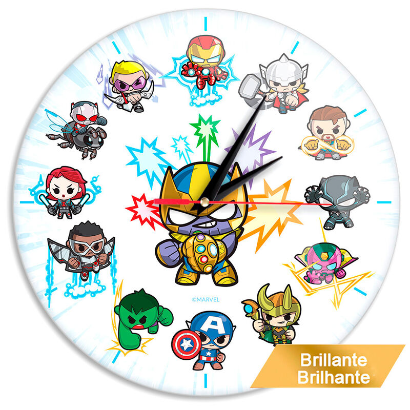 Reloj pared Avengers Marvel Frikytopia