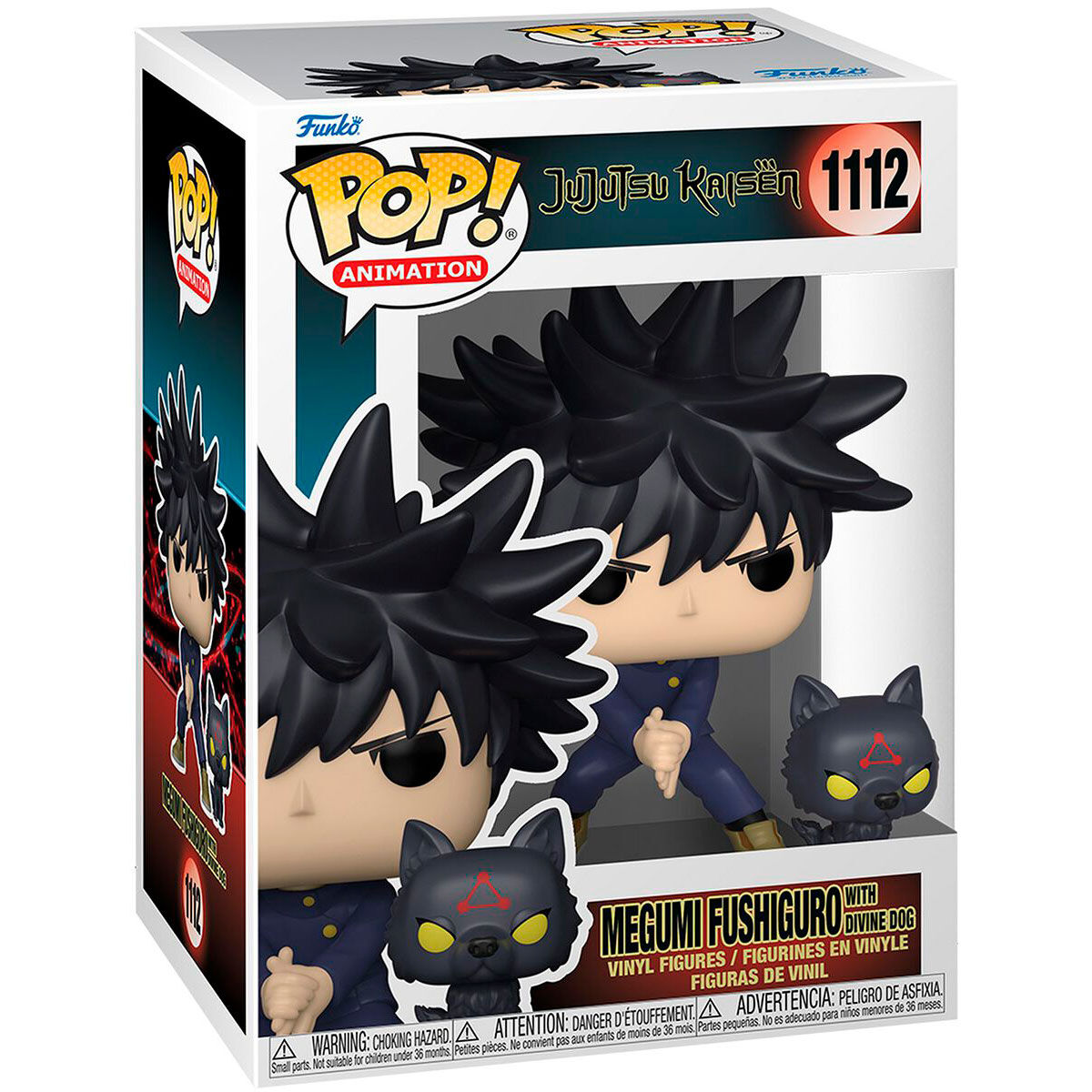 Jujutsu Kaisen POP & Buddy! Animation Vinyl Figura Megumi w/Dogs 9 cm