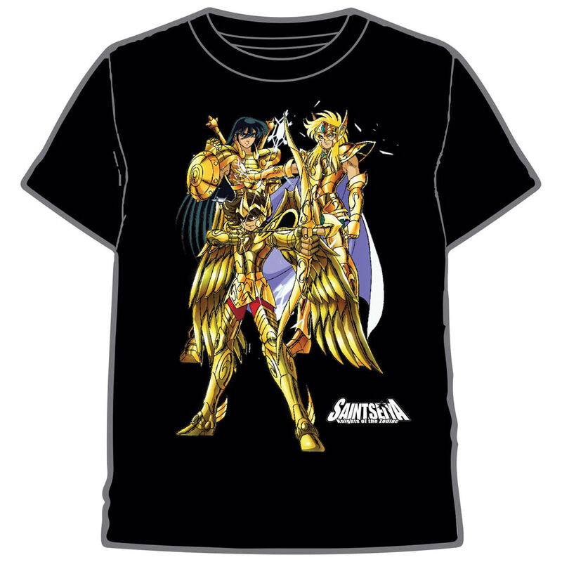 Camiseta Gold Saint Seiya adulto Frikytopia