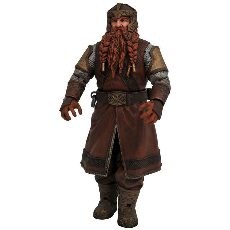 Figura diamond collection el señor de los anillos series 1 re - run gimli 18cm