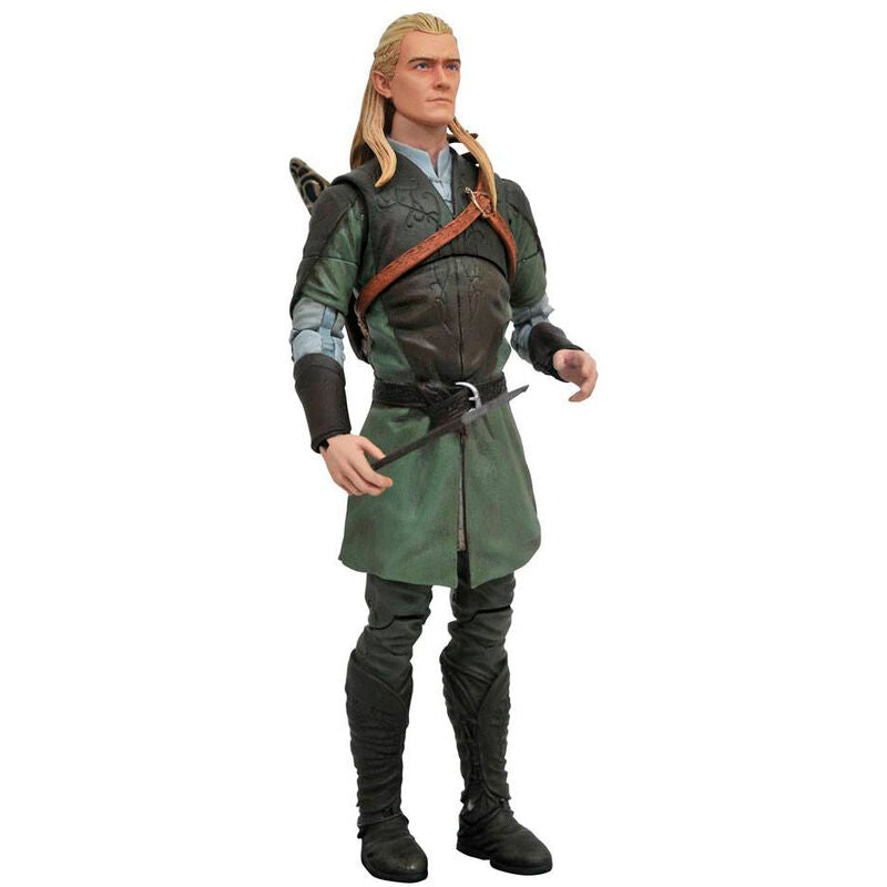 Figura diamond collection el señor de los anillos series 1 re - run legolas 18cm