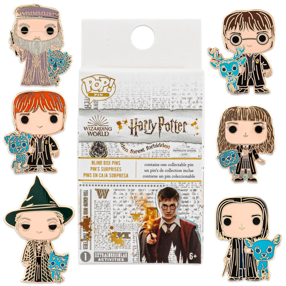 Harry Potter Loungefly POP! Pin Chapas esmaltadas Eaches 4 cm Surtido (12)