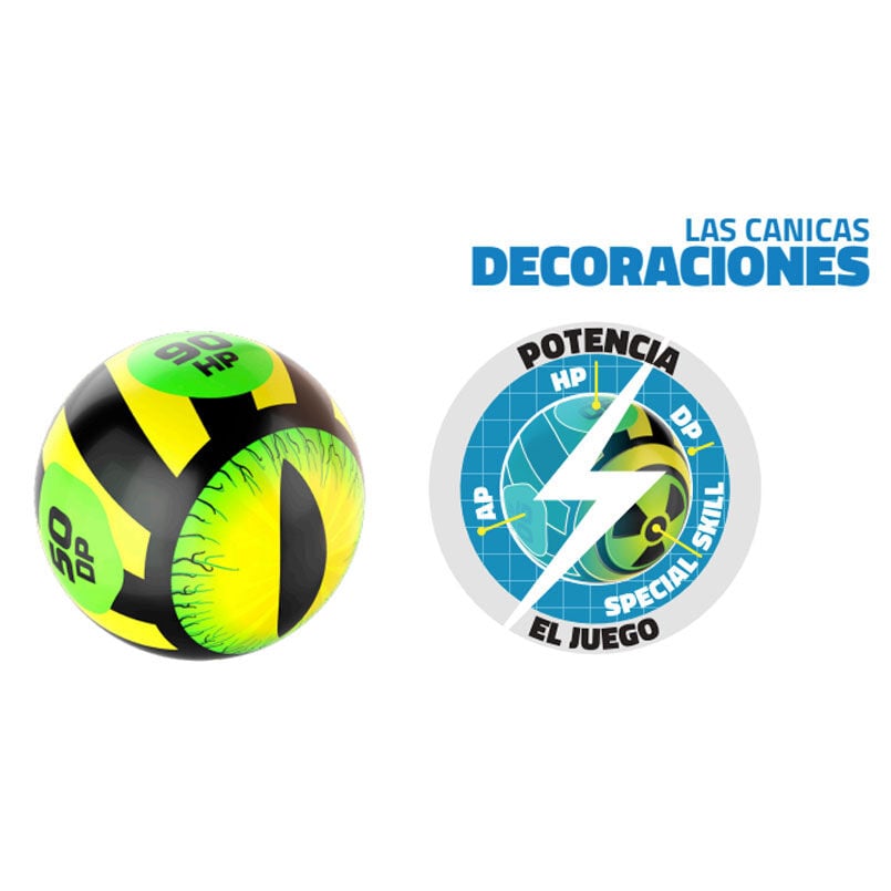 Set 6 Canicas + Skin Freak Marbles