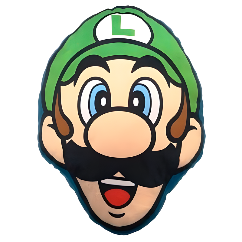 Cojin 3D Luigi Super Mario Bros Frikytopia